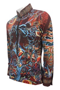 Custom-made sublimation Polo Custom-made half-chest zipper Full-piece sublimation Cuff design buttons High collar Chinese business collar Zhongshan collar   P1317